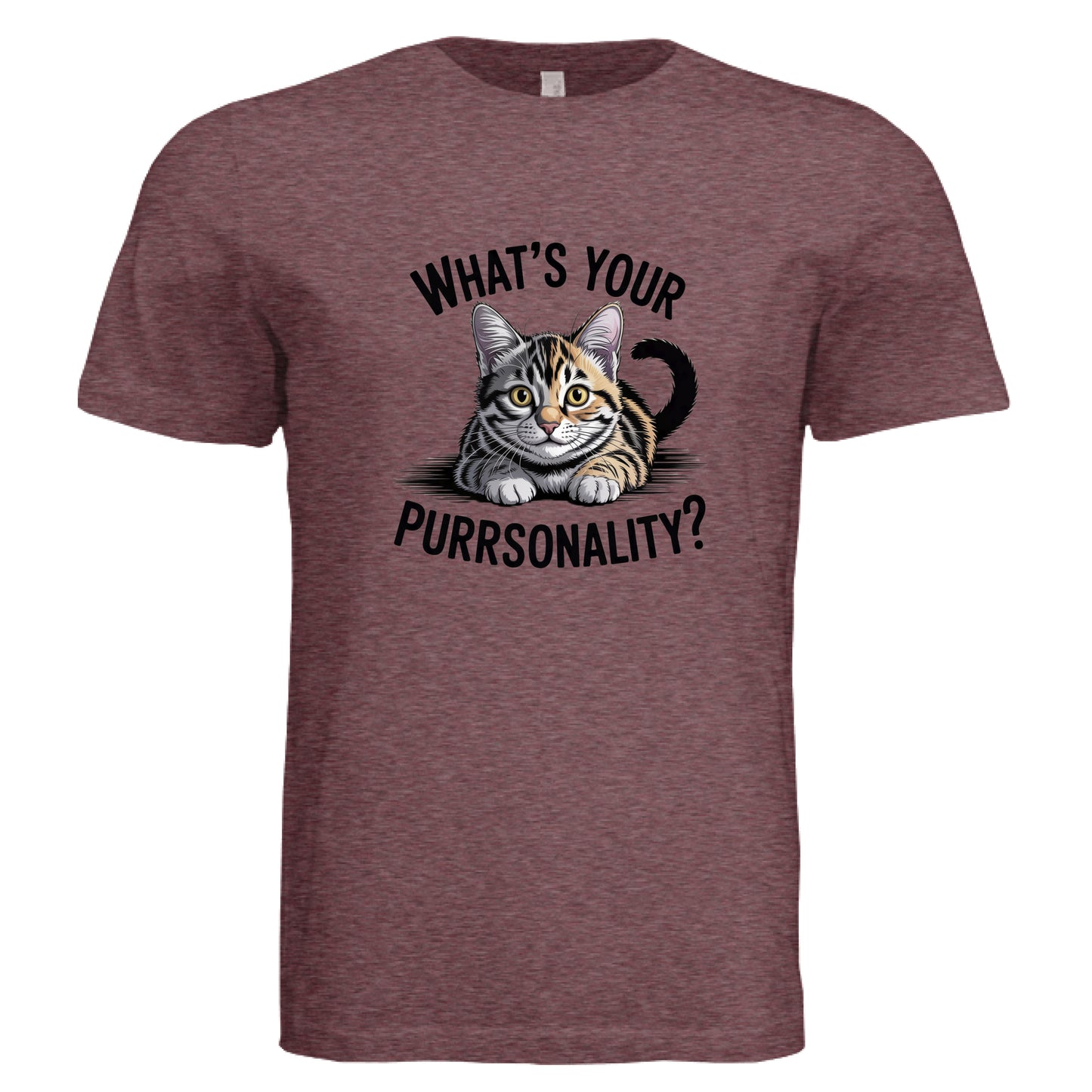 MAROON TRIBLEND - FRONT
