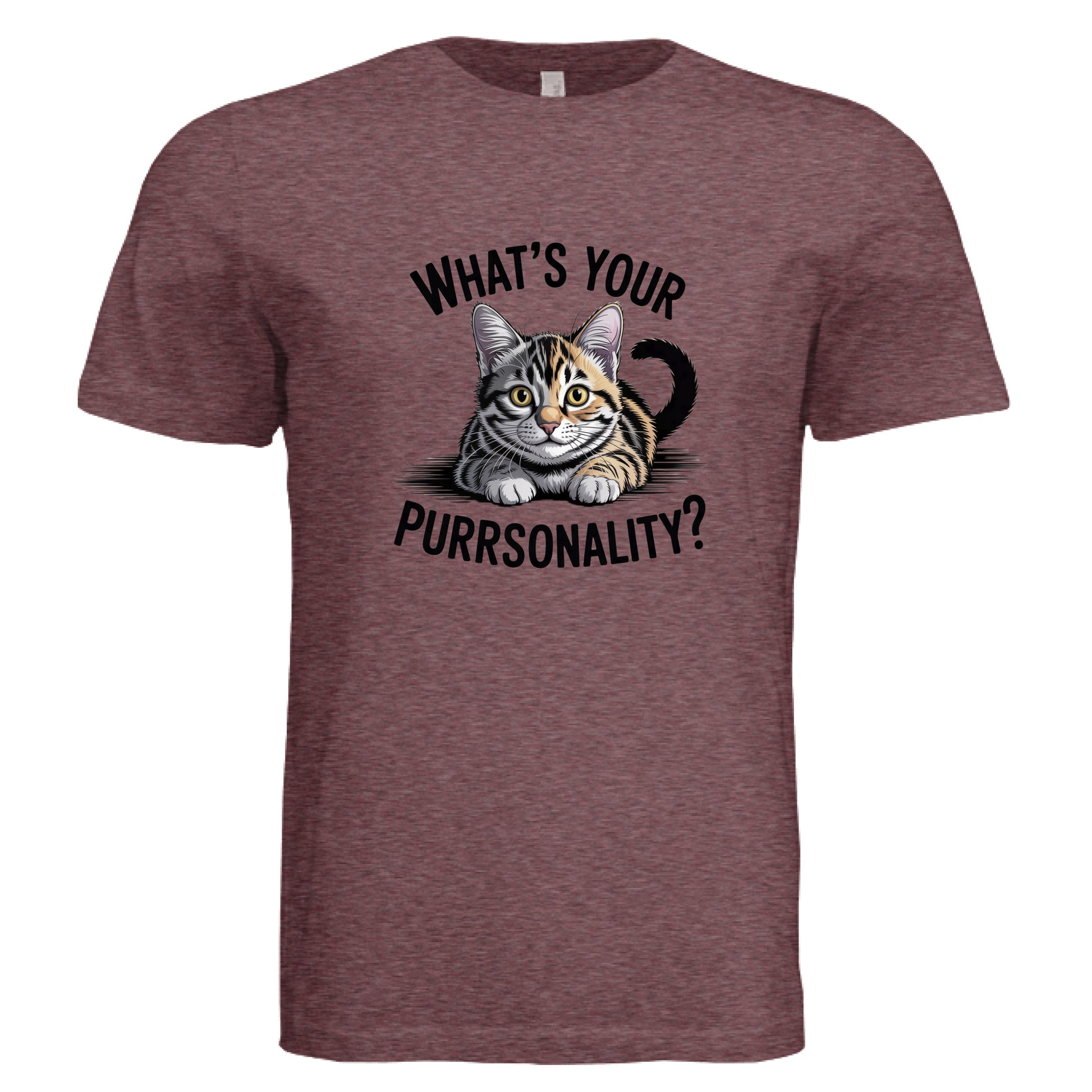 MAROON TRIBLEND - FRONT