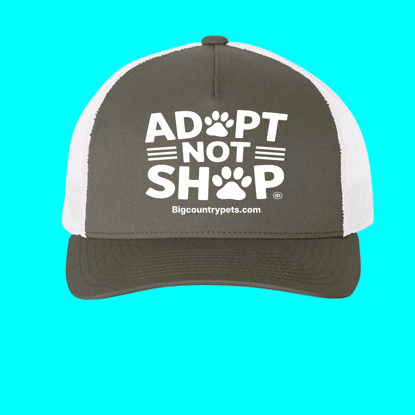 Charcoal/ White - FRONT